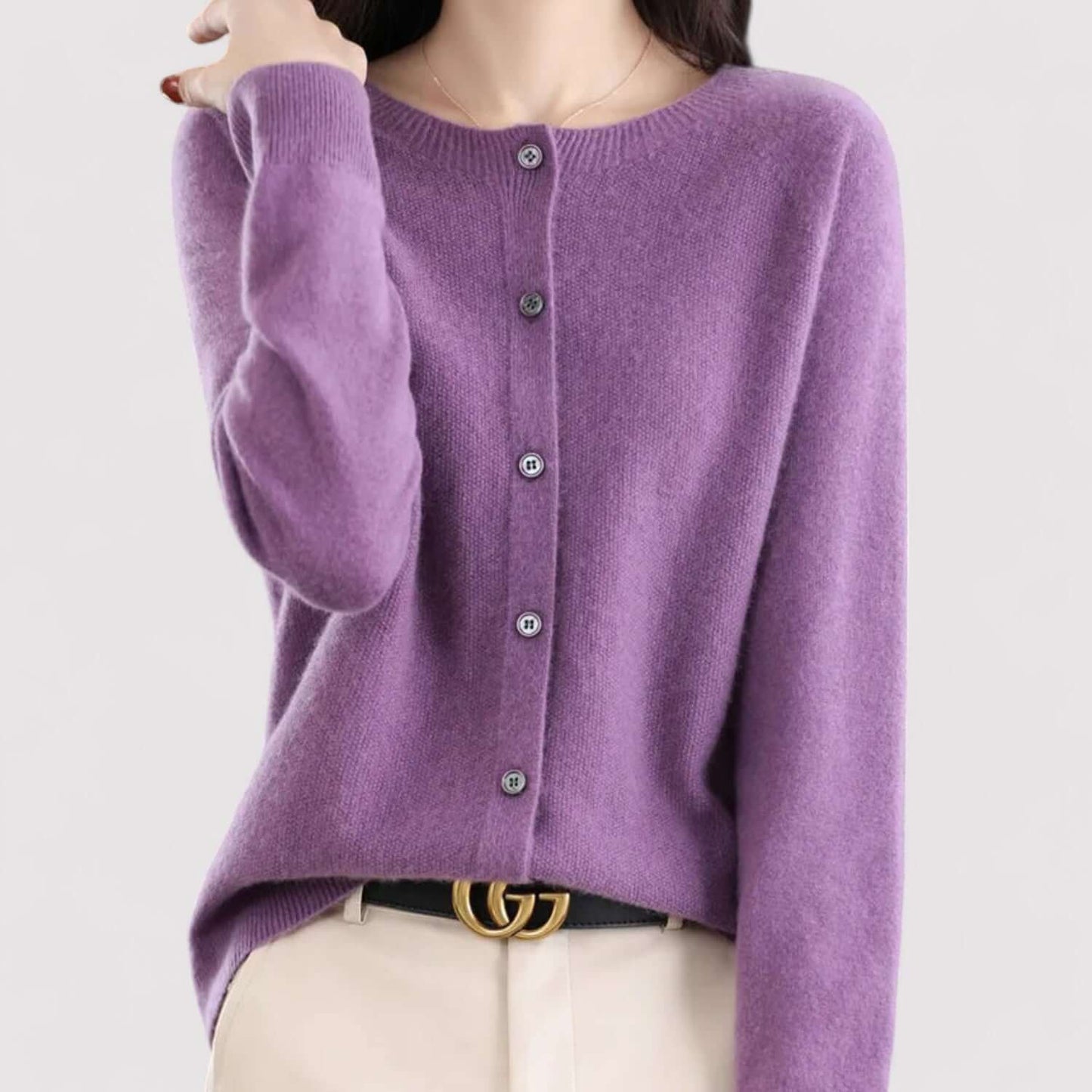 Belluno | Women’s Wool Blend Open-Front Cardigan