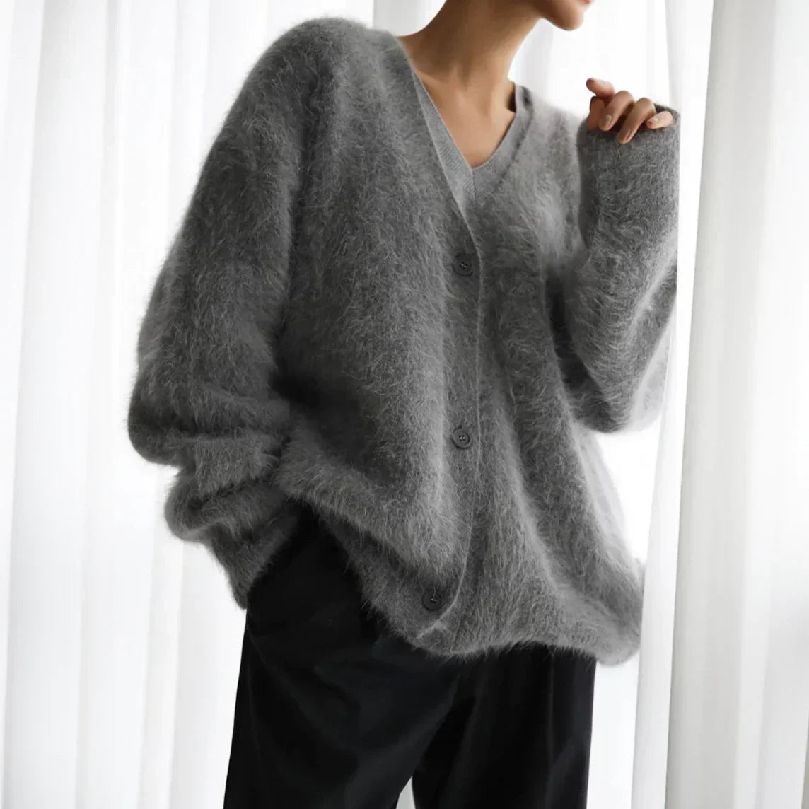 Elysian | Women’s Luxury Soft Drape Knit Cardigan
