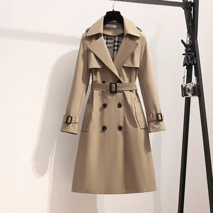 Grenie | Women’s Belted Longline Trench Coat