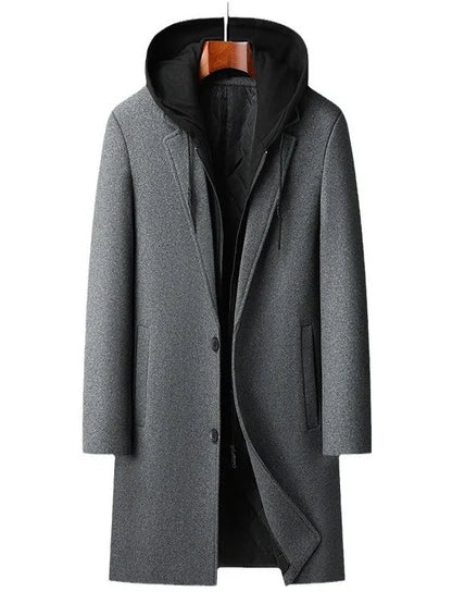 Lareon | Men’s Insulated Hooded Overcoat